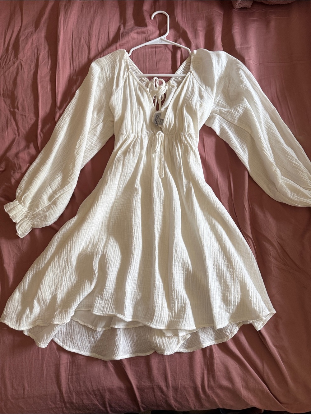 Beginning boutique white dress